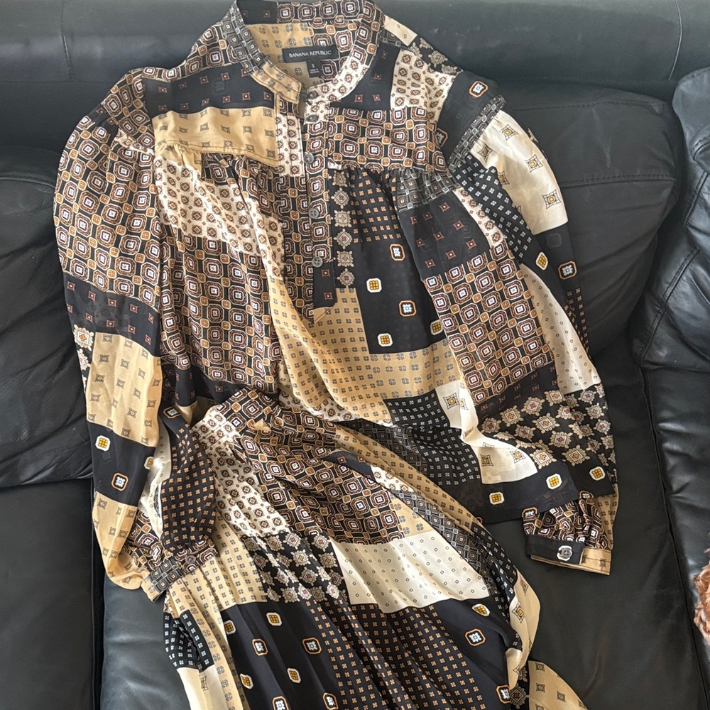 Banana Republic Women's Geometric Patchwork Set -… - image 1